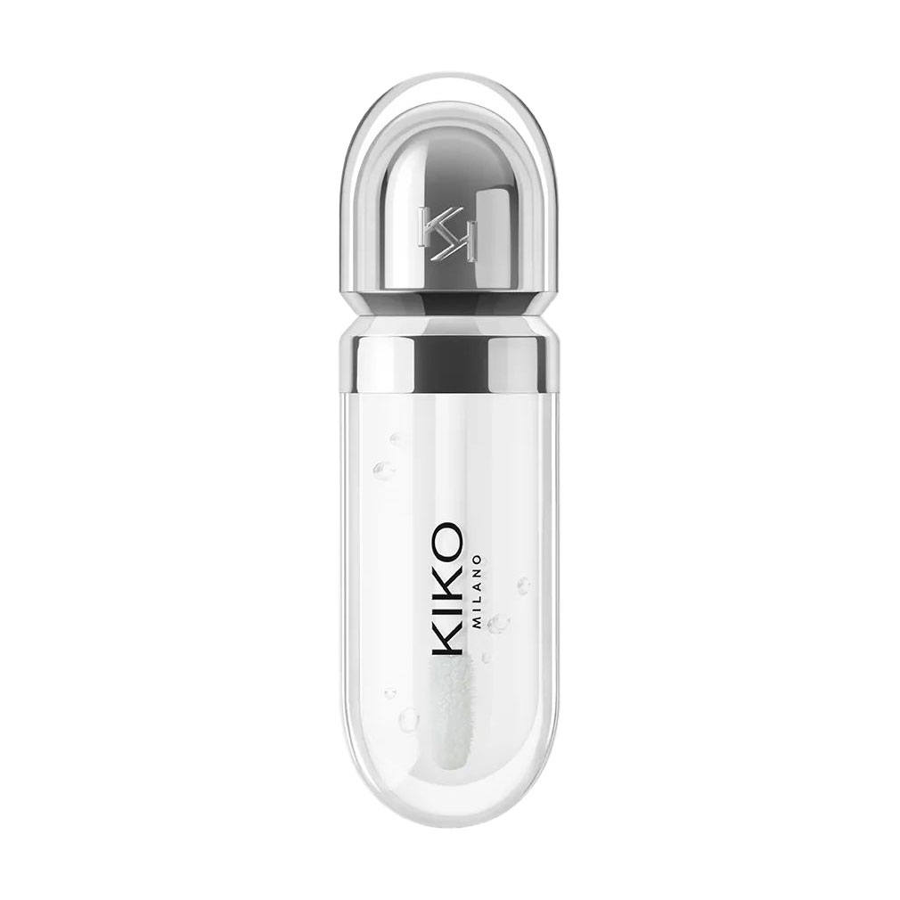 Уцінка! Пом'якшувальний блиск для губ Kiko Milano 3D Hydra Lipgloss 01 Clear, 6.5 мл